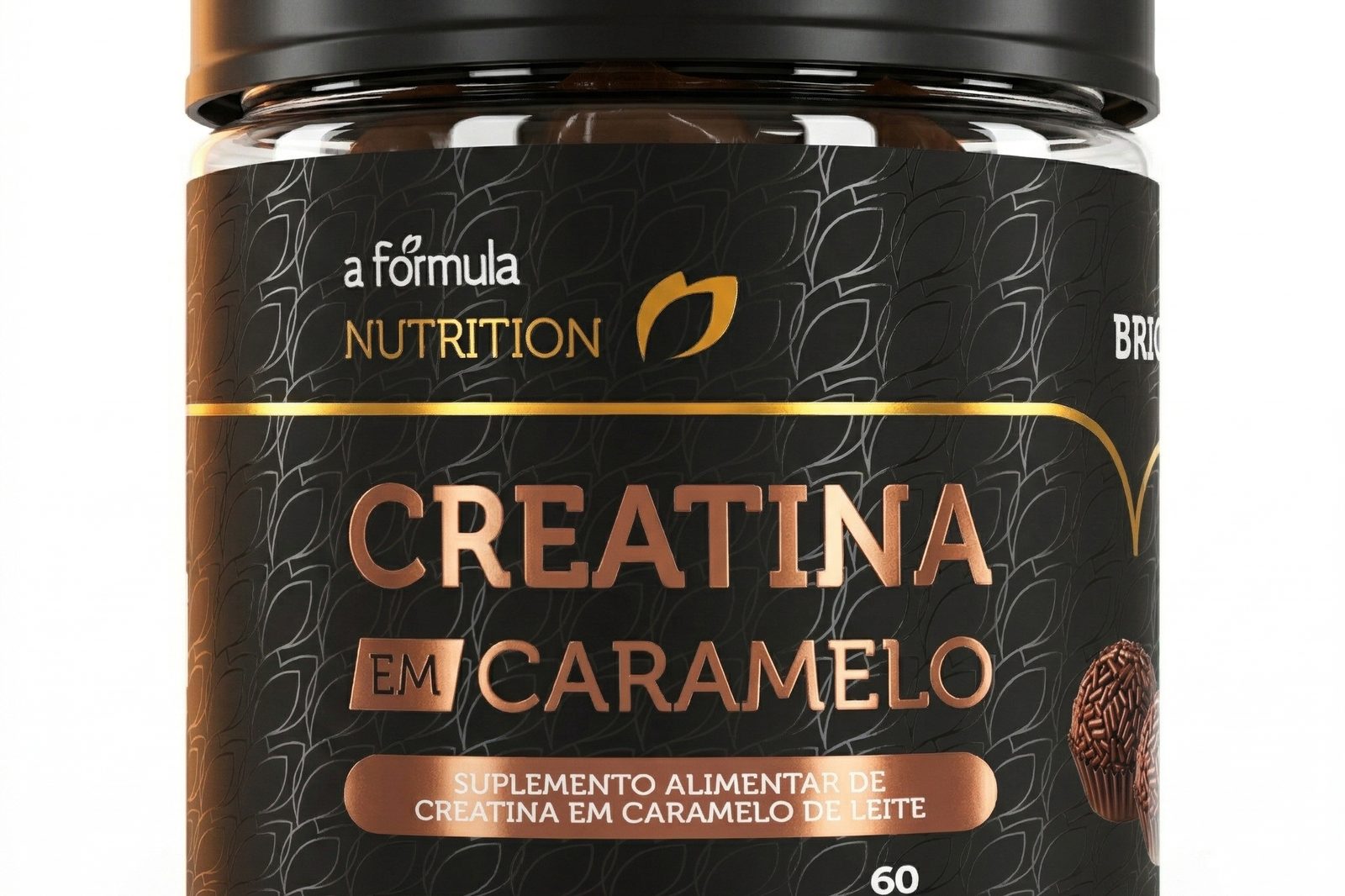 Rótulo Creatina em Caramelo